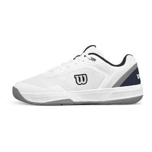 Men's CourtGlide Tennis Shoes White and Navy Blazer-Footwear-Wilson-WRS339770U-Tennis Express