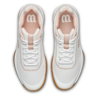 Women's CourtGlide Tennis Shoes White and Cameo-Footwear-Wilson-WRS339810U-5-Tennis Express