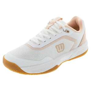 Women's CourtGlide Tennis Shoes White and Cameo-Footwear-Wilson-WRS339810Ucopy-Tennis Express