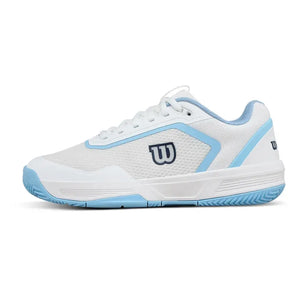 Women's CourtGlide Tennis Shoes White and Airy Blue-Footwear-Wilson-WRS339830U-1-Tennis Express