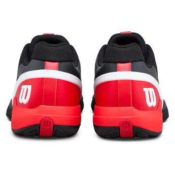 Men's Rush Pro 5 Clay Tennis Shoes Black and Infrared-Footwear-Wilson-WRS339950U-S26-3-Tennis Express