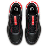 Men's Rush Pro 5 Clay Tennis Shoes Black and Infrared-Footwear-Wilson-WRS339950U-S26-5-Tennis Express