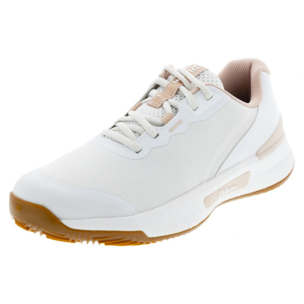 Women's Intrigue Pro Clay Tennis Shoes White and Cameo Rose,Footwear,Wilson,White/Cameo Rose,5.5,Tennis Express,WRS339960Ucopy
