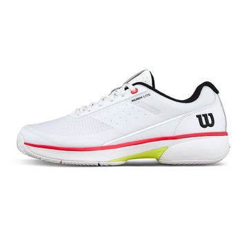 Men's Rush Lite 5 Clay Tennis Shoes White and Black-Footwear-Wilson-WRS339970U-1-Tennis Express