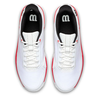 Men's Rush Lite 5 Clay Tennis Shoes White and Black-Footwear-Wilson-WRS339970U-3-Tennis Express