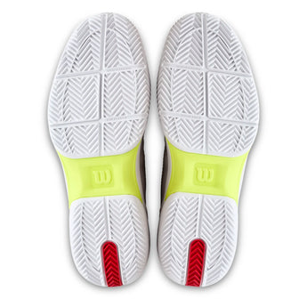 Men's Rush Lite 5 Clay Tennis Shoes White and Black-Footwear-Wilson-WRS339970U-5-Tennis Express