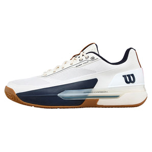 Men's Rush Tour 5 Tennis Shoes White and Navy Blazer,Footwear,Wilson,,,Tennis Express,WRS339980U-U26-1