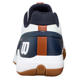 Men's Rush Pro 5 Tennis Shoes White and Navy Blazer,Footwear,Wilson,,,Tennis Express,WRS339990U-U26-4