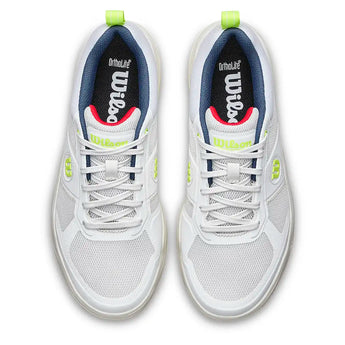 Women's PICKLE PRO Pickleball Shoes Snow White and Papyrus,Footwear,Wilson,,,Tennis Express,WRS340370U-F26-3