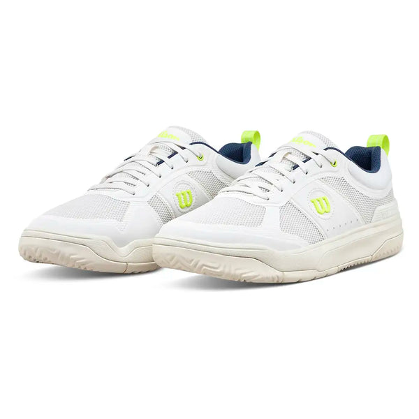 Women's PICKLE PRO Pickleball Shoes Snow White and Papyrus,Footwear,Wilson,Snow White/Papyrus,5.5,Tennis Express,WRS340370U-F26-y