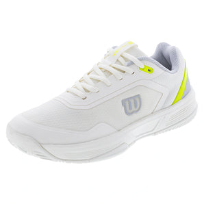 Women's COURTGLIDE Tennis Shoes Snow White and Titanium,Footwear,Wilson,Snow White/Titanium,5.5,Tennis Express,WRS340390U-F26copy