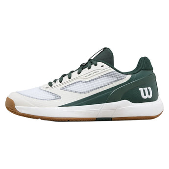 Juniors' RUSH PRO 5 Tennis Shoes White and Sycamore, Wilson, Tennis Express, WRS341490U-F26-1