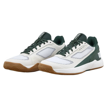 Juniors' RUSH PRO 5 Tennis Shoes White and Sycamore, Wilson, White/Sycamore, Tennis Express, WRS341490U-F26-WHITE-SYCAMORE-1