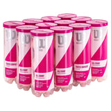 Intrigue All Court Pink 12 Pack Tennis Ball Case-Balls-Wilson-WRT100912CS-Tennis Express
