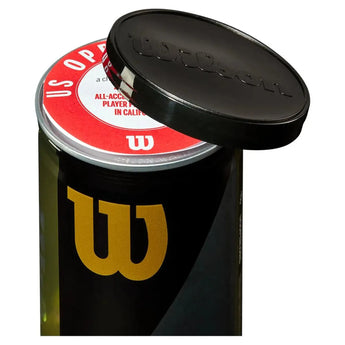 US Open Regular Duty Tennis Ball Can-Balls-Wilson-WRT1073-CAN-2-3-[Sku]-Tennis Express