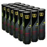 US Open Regular Duty Tennis Ball Case (4 Ball Cans)-Balls-Wilson-WRT119300CS-1-Tennis Express