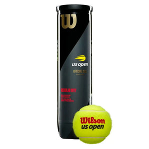 US Open Regular Duty Tennis Ball Case (4 Ball Cans)-Balls-Wilson-WRT119300CS-2-Tennis Express