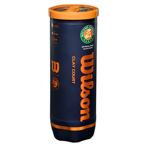 Roland Garros Clay Court Tennis Ball Can,Balls,Wilson,0,,Tennis Express,WRT129100E_1