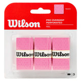 Pro Overgrip Perforated 3 Pack,Accessories,Wilson,Pink,,Tennis Express,WRZ4005-p-1