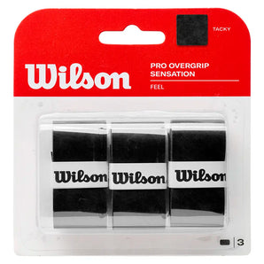 Pro Overgrip Sensation 3 Pack,Accessories,Wilson,Black,,Tennis Express,WRZ4010-b-1