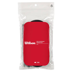 Pro Sensation 30 Pack Tennis Overgrip Black,Accessories,Wilson,,,Tennis Express,WRZ401200-1