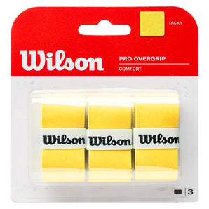 Pro Overgrip 3 Pack,Accessories,Wilson,Yellow,,Tennis Express,WRZ4014-y-1