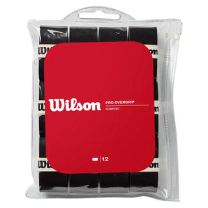 Pro Overgrip Tennis Grip 12 Pack Black,Accessories,Wilson,,,Tennis Express,WRZ4016BK-1
