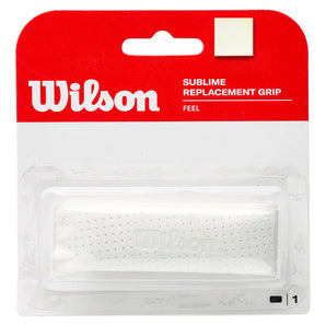 Sublime Replacement Tennis Grip,Accessories,Wilson,White,,Tennis Express,WRZ4202-w-1