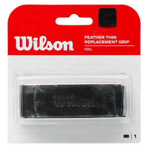 Featherthin Replacement Tennis Grip Black,Accessories,Wilson,,,Tennis Express,WRZ4204BK-1