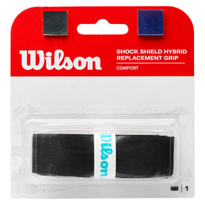 Shock Shield Hybrid Replacement Grip Black,Accessories,Wilson,,,Tennis Express,WRZ4207BK-1