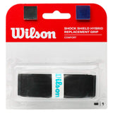 Shock Shield Hybrid Replacement Grip Black,Accessories,Wilson,,,Tennis Express,WRZ4207BK-1