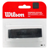 Leather Tennis Grip Black,Accessories,Wilson,,,Tennis Express,WRZ470300-1