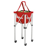 Teaching Cart Traveler with Red Bag-Court Equipment-Wilson-WRZ541000-2-Tennis Express