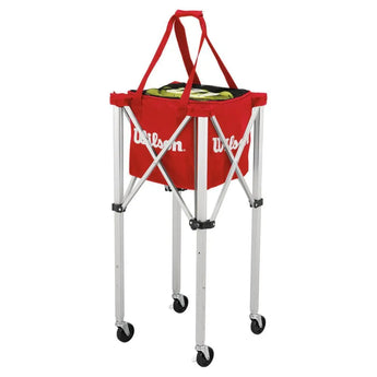 Teaching Cart Traveler with Red Bag-Court Equipment-Wilson-WRZ541000-2-Tennis Express