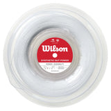 Synthetic Gut Power Tennis String Reel,Strings,Wilson,White,16,Tennis Express,WRZ905R-w-16-1