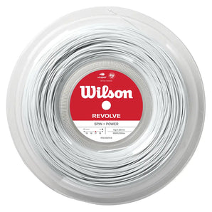 Revolve Tennis String Reel,Strings,Wilson,White,17,Tennis Express,WRZ906R-w-17-1