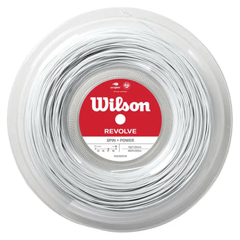 Revolve Tennis String Reel,Strings,Wilson,White,17,Tennis Express,WRZ906R-w-17-1