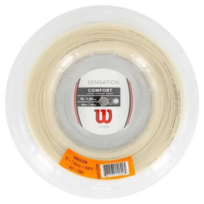 Sensation Tennis String Reel Natural-Strings-Wilson-WRZ91R-15-Tennis Express