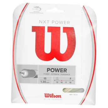 NXT Power Tennis String Natural-Strings-Wilson-WRZ941SET-16-Tennis Express