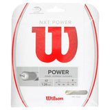 NXT Power Tennis String Natural-Strings-Wilson-WRZ941SET-17-Tennis Express