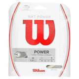 NXT Power Tennis String Natural-Strings-Wilson-WRZ941SET-18-Tennis Express