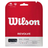 Revolve Tennis String,Strings,Wilson,Black,16,Tennis Express,WRZ946.SET-B-16-1