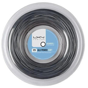 ALU Power Soft 17G Tennis String Reel Silver-Strings-Luxilon-WRZ990102R-Tennis Express