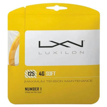 4G Soft 125/17G Tennis String Gold-Strings-Luxilon-WRZ997111SET-Tennis Express