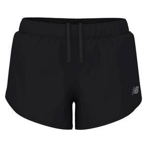 Women's 3 Inch Sport Short Black,Apparel,New Balance,,,Tennis Express,WS51209-BKB