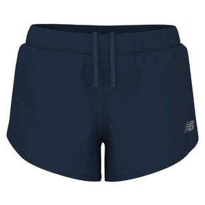 Women's 3 Inch Sport Short NB Navy,Apparel,New Balance,NB Navy,XS,Tennis Express,WS51209-NVY