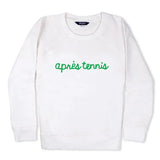 Women's Love All Tennis Sweatshirt-Apparel-Ame and Lulu-WSW-T-S25-Aprest-Tennis Express