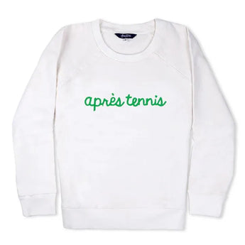 Women's Love All Tennis Sweatshirt-Apparel-Ame and Lulu-WSW-T-S25-Aprest-Tennis Express