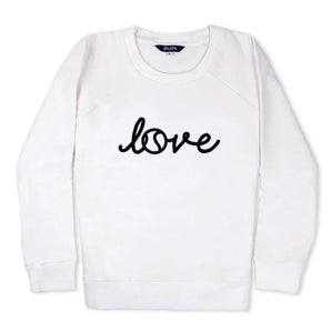 Women's Love All Tennis Sweatshirt-Apparel-Ame and Lulu-WSW-T-S25-LL-Tennis Express