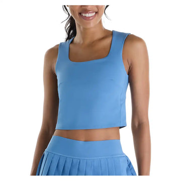 Women's NYC Tournament Tennis Tank Heron Blue